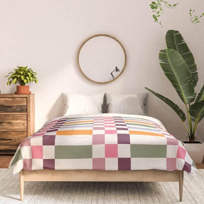 Checker Grid - eclectic Comforter Gallery Image 3