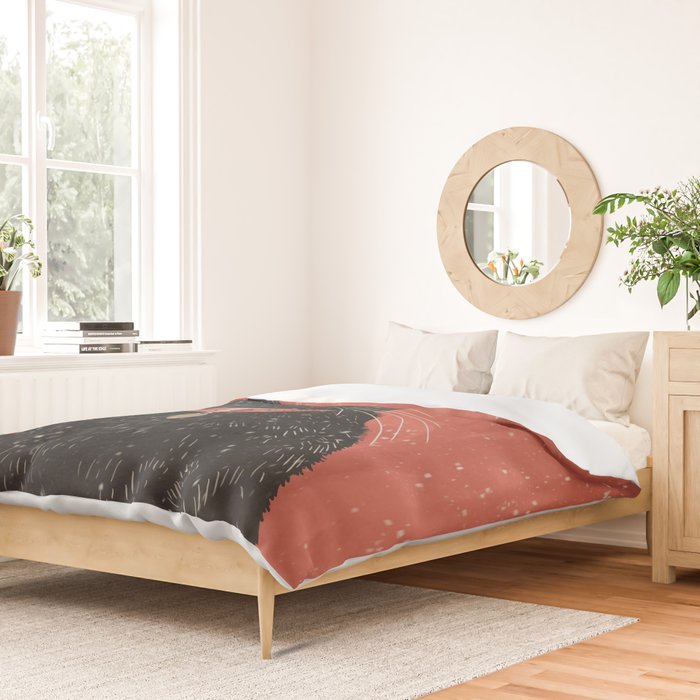 Black Cat 6 Duvet Cover Gallery Image 2