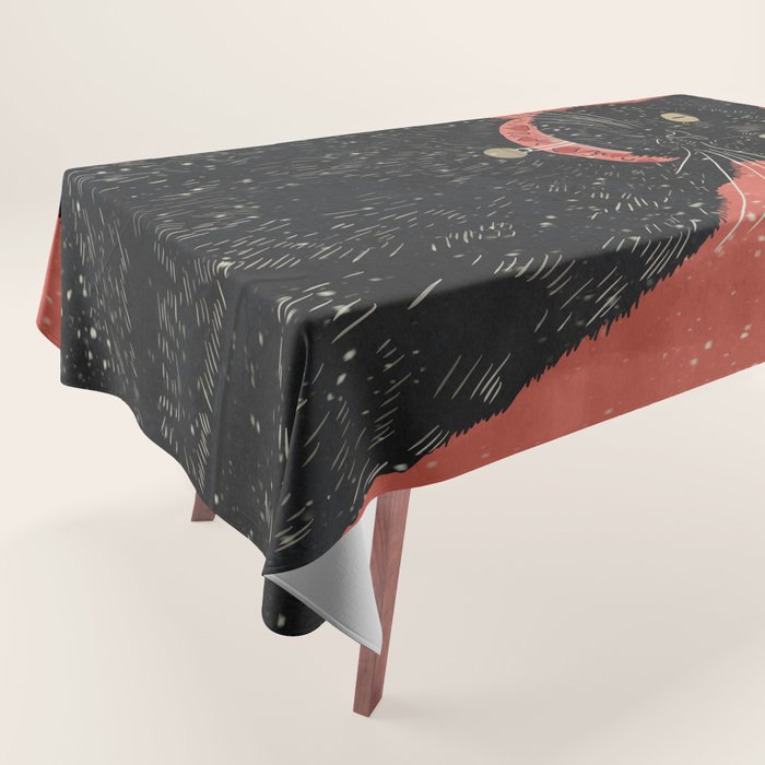 Black Cat 6 Tablecloth Gallery Image 1