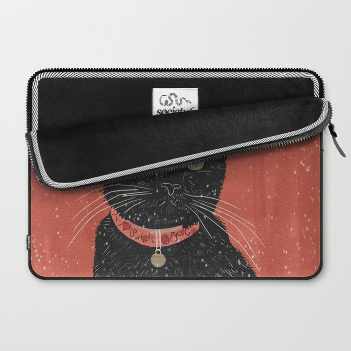 Black Cat 6 Laptop Sleeve Gallery Image 2
