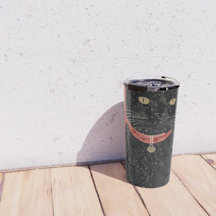 Black Cat 6 Travel Mug Gallery Image 4