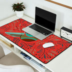 Peace Bird - Red Desk Mat Gallery Image 2