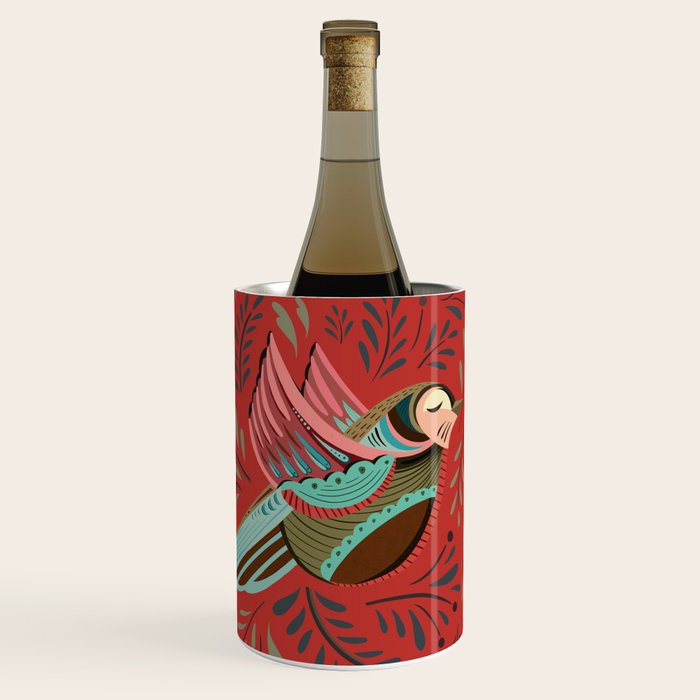 Peace Bird - Red Wine Chiller Gallery Image 1