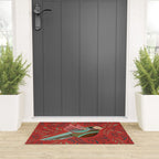 Peace Bird - Red Welcome Mat Gallery Image 3
