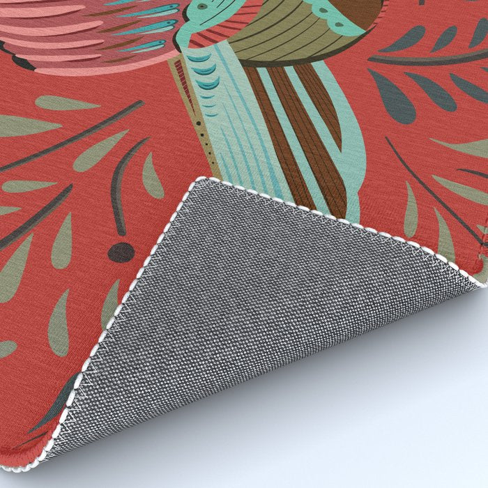 Peace Bird - Red Rug Gallery Image 4