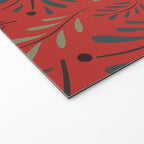 Peace Bird - Red Welcome Mat Gallery Image 2