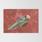 Peace Bird - Red Rug Gallery Image 2