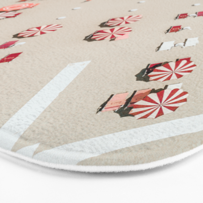 Aerial View of beach in Italy Bath Mat Gallery Image 3