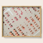 Aerial View of beach in Italy Serving Tray Gallery Image 1