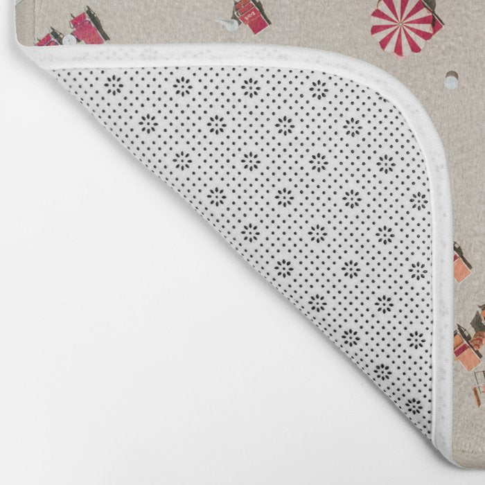 Aerial View of beach in Italy Bath Mat Gallery Image 2