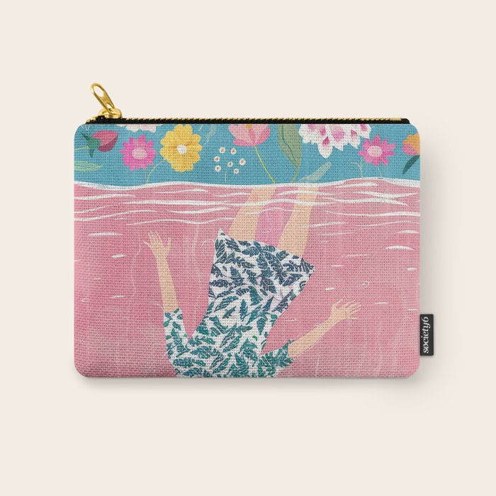 In the Garden of Her Mind Carry All Pouch Gallery Image 1