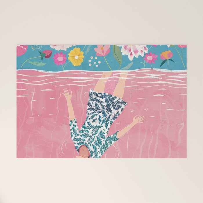 In the Garden of Her Mind Welcome Mat Gallery Image 1