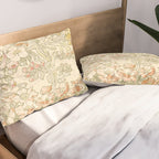 Alphonse Mucha "Anemones, Apple Blossoms and Narcissis" Pillow Sham Gallery Image 2