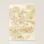 Alphonse Mucha "Anemones, Apple Blossoms and Narcissis" Stationery Card Gallery Image 2