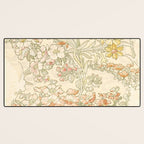 Alphonse Mucha "Anemones, Apple Blossoms and Narcissis" Desk Mat Gallery Image 3