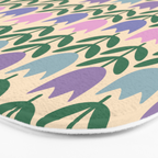 Tulip - Pastel Floral Pattern Bath Mat Gallery Image 3
