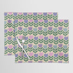 Tulip - Pastel Floral Pattern Placemat Gallery Image 1