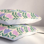 Tulip - Pastel Floral Pattern Pillow Sham Gallery Image 3