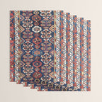 Kolyai  Antique South Kurdistan Persian Rug Print Wrapping Paper Gallery Image 3