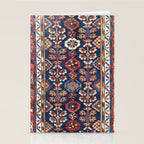 Kolyai  Antique South Kurdistan Persian Rug Print Stationery Card Gallery Image 2