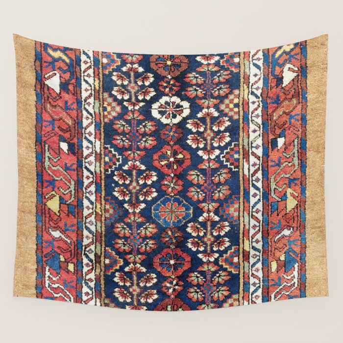 Kolyai  Antique South Kurdistan Persian Rug Print Wall Tapestry Gallery Image 4