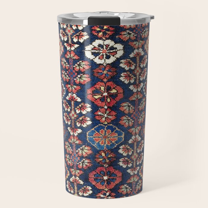 Kolyai  Antique South Kurdistan Persian Rug Print Travel Mug Gallery Image 1