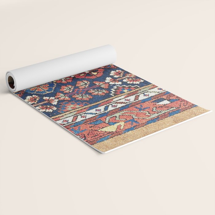 Kolyai  Antique South Kurdistan Persian Rug Print Yoga Mat Gallery Image 2