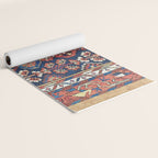 Kolyai  Antique South Kurdistan Persian Rug Print Yoga Mat Gallery Image 2