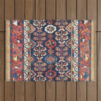 Kolyai  Antique South Kurdistan Persian Rug Print Outdoor Rug Gallery Image 1
