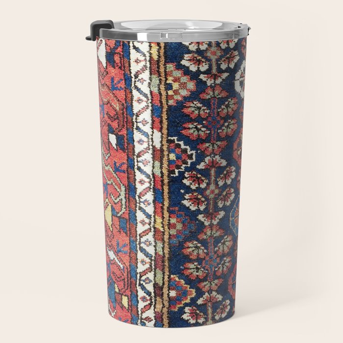Kolyai  Antique South Kurdistan Persian Rug Print Travel Mug Gallery Image 3