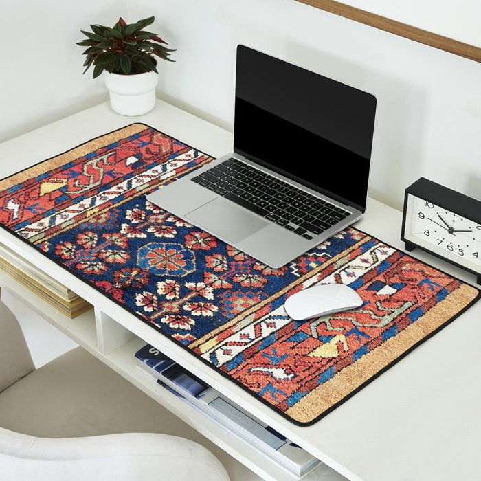 Kolyai  Antique South Kurdistan Persian Rug Print Desk Mat Gallery Image 2