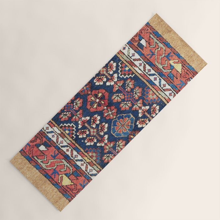 Kolyai  Antique South Kurdistan Persian Rug Print Yoga Mat Gallery Image 1