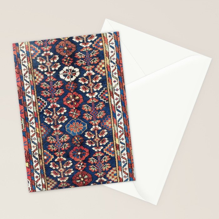Kolyai  Antique South Kurdistan Persian Rug Print Stationery Card Gallery Image 2