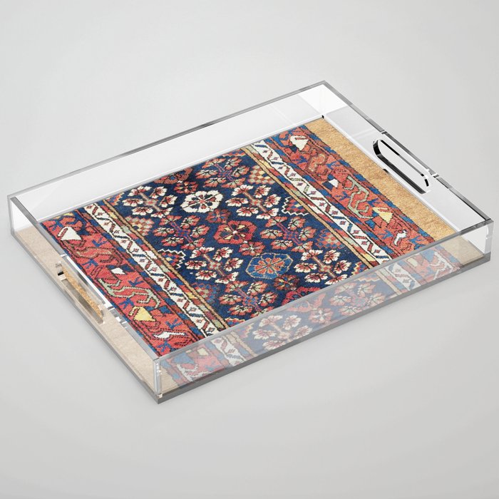 Kolyai  Antique South Kurdistan Persian Rug Print Acrylic Tray Gallery Image 1