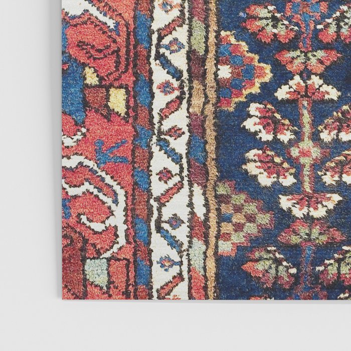 Kolyai  Antique South Kurdistan Persian Rug Print Poster Gallery Image 3