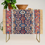 Kolyai  Antique South Kurdistan Persian Rug Print Credenza Gallery Image 1