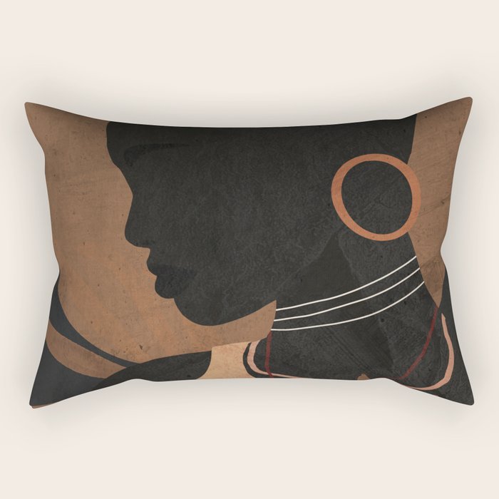 Tropical Girl 29 Rectangular Pillow Gallery Image 2