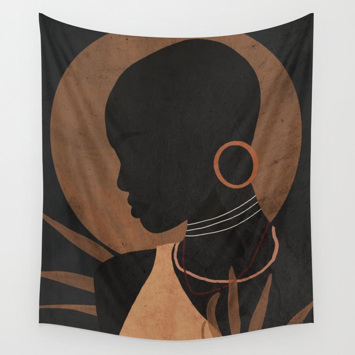 Tropical Girl 29 Wall Tapestry Gallery Image 1
