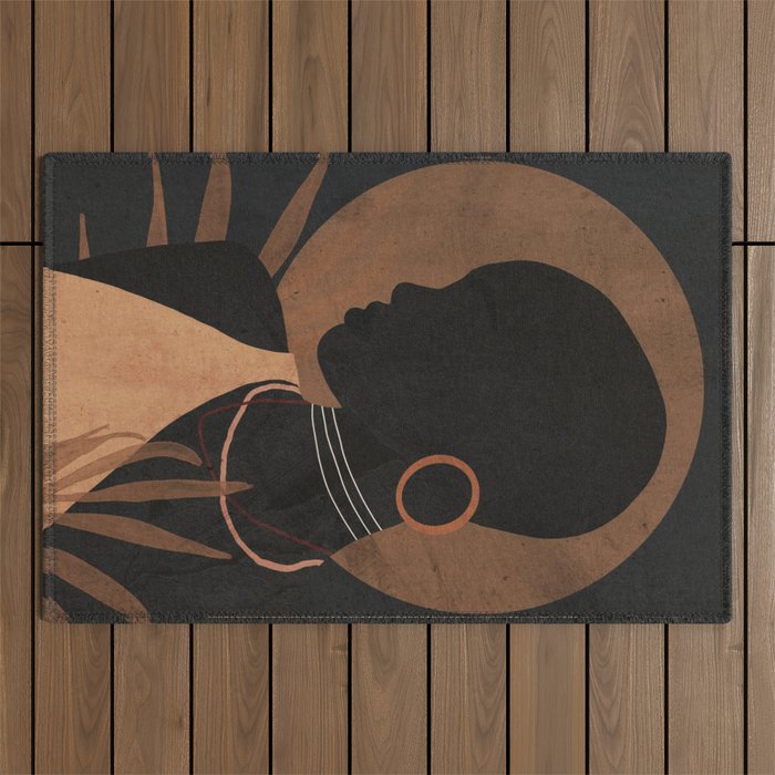 Tropical Girl 29 Outdoor Rug Gallery Image 1