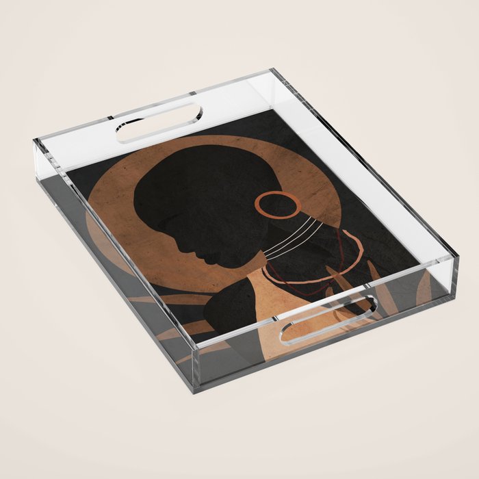 Tropical Girl 29 Acrylic Tray Gallery Image 1