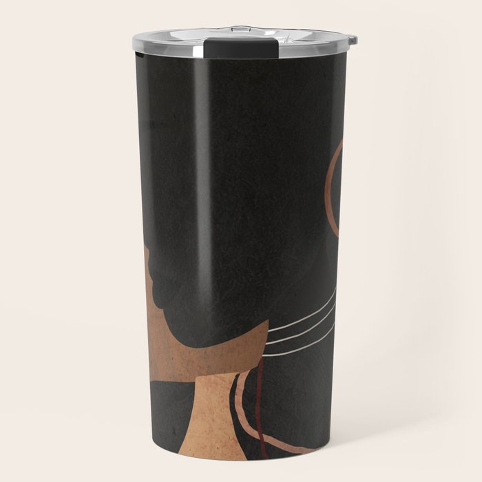 Tropical Girl 29 Travel Mug Gallery Image 1