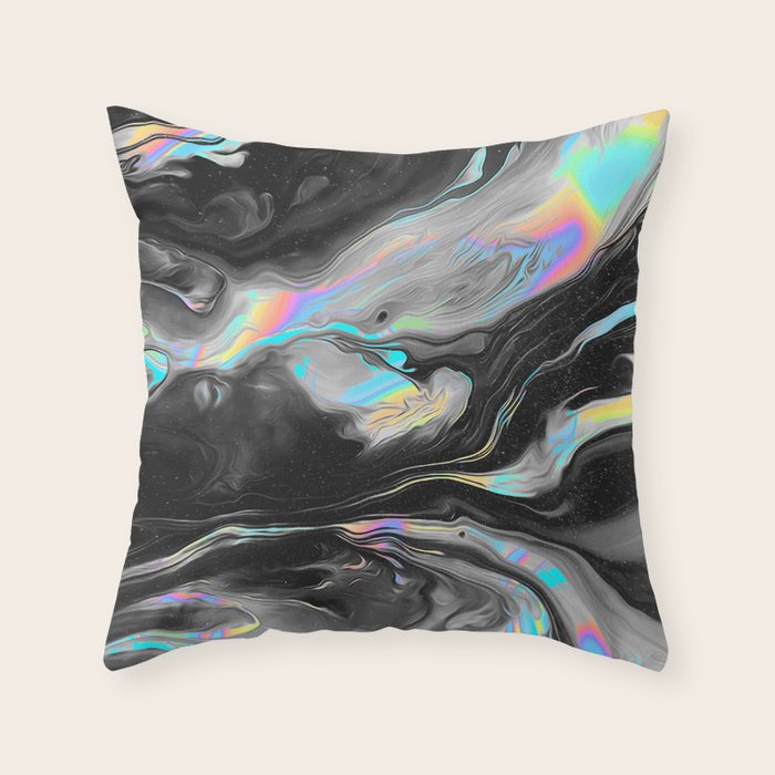 BROKEN + DESERTED Throw Pillow Gallery Image 1