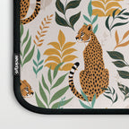 Spring Cheetah Pattern I - Green and Yellow Laptop Sleeve Gallery Image 3