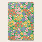 Bright Colorful Floral Meadow with Bees Cutting Board Gallery Image 1