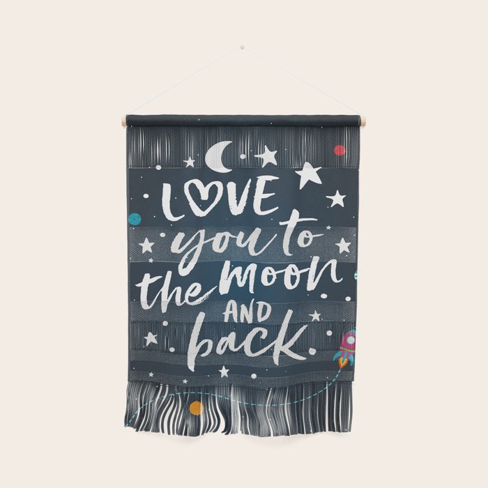 Love you to the moon and back Wall Hanging Gallery Image 1