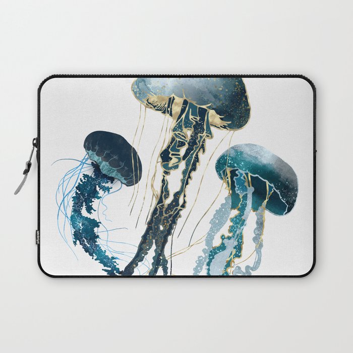 Metallic Jellyfish V-Custom Laptop Sleeve Gallery Image 1