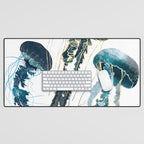 Metallic Jellyfish V-Custom Desk Mat Gallery Image 1
