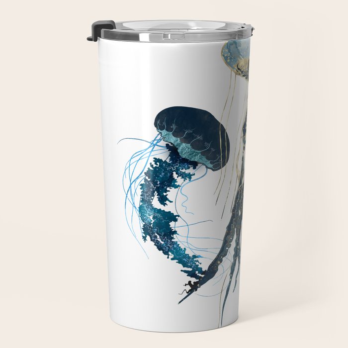 Metallic Jellyfish V-Custom Travel Mug Gallery Image 3