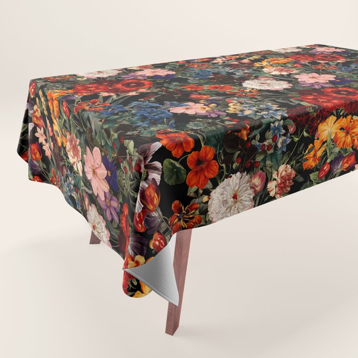 Exotic Night Garden Tablecloth Gallery Image 1