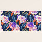 Dark landscape dolphins in the roses Desk Mat Gallery Image 3